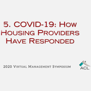 5. COVID-19 Housing Providers Panel